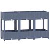 vidaXL Повдигната леха, 120x40x71 см, полипропилен