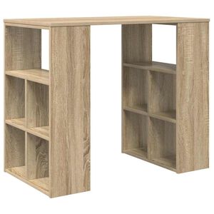 vidaXL Бюро Сонома дъб Инженерна дървесина 90 x 50 x 75 см