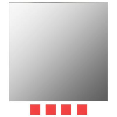 vidaXL Комплект стенни огледала от 7 части, квадратни