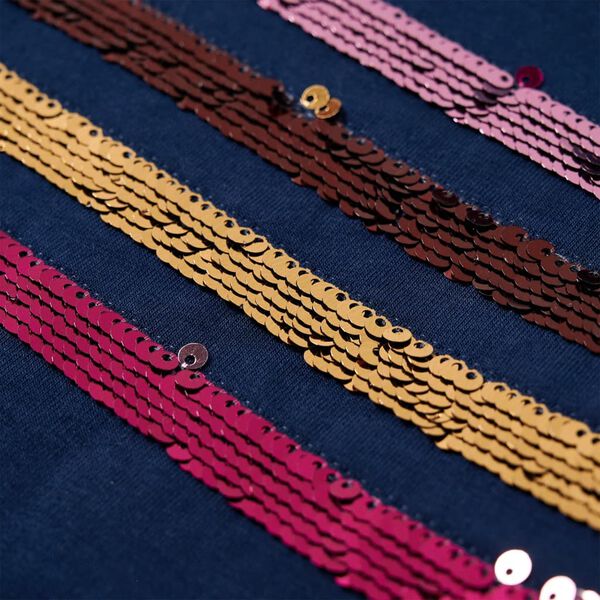 Детски суитшърт рокля, нейви, 104