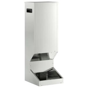 vidaXL С feeder за елени Сребрист 28 x 30 x 80 см 3 кг