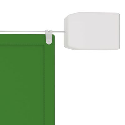 vidaXL Вертикален сенник, светлозелен, 180x270 см, оксфорд плат