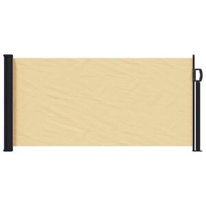 vidaXL Сгъваема странична перголка Пясък 300 x 100 cm Полиестер