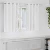 vidaXL Завеси за затъмняване с пръстени 2 pcs Чисто бяло 140 x 140 cm