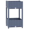 vidaXL Повдигната леха, 40x40x71 см, полипропилен