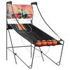vidaXL Баскетболна аркадна машина с 4 топки за 2 играчи