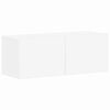 vidaXL Комплект ТВ шкафове от 4 части, бял, инженерно дърво