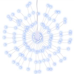 vidaXL Коледни звездни светлини 140 LED студено бяло 17 см