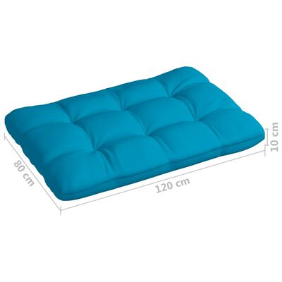 vidaXL Палетни диванни възглавници, 7 бр, сини