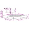 vidaXL Леглова рамка с табла Дъб 180 x 200 cm Инженерно дърво