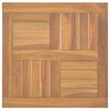 vidaXL Квадратен плот за маса, 50x50x2,5 см, тиково дърво масив