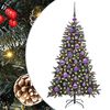 vidaXL С изкуствено коледно дърво с 150 LED светодиода Зелен 120 cm