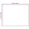 vidaXL Килим за палатка, 400x500 см, син, HDPE