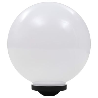 vidaXL Градински соларни лампи, LED, 2 бр, сферични, 30 см, RGB