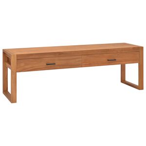 vidaXL ТВ шкаф 140x40x45 см тиково дърво