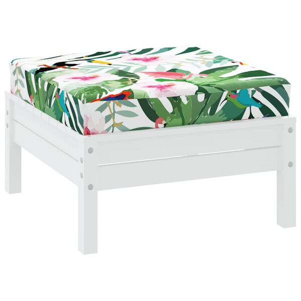 vidaXL Палетна възглавница многоцветна 60x60x8 см плат Оксфорд