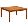 vidaXL Градинска кафе маса, 85x85x45 см, акация масив
