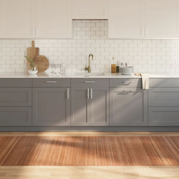 vidaXL Килим, правоъгълен, натурален, 100x300 см, бамбук