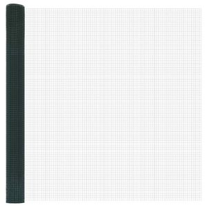 vidaXL Заварена мрежа ограда Зелен 1.6 x 10 m