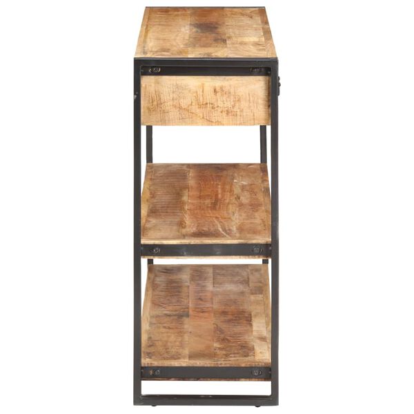 vidaXL Бюфет, 120x30x75 см, грубо мангово дърво масив