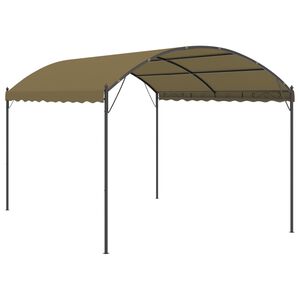 vidaXL Шатра, 4x3x2,6 м, таупе, 180 г/м&sup2;