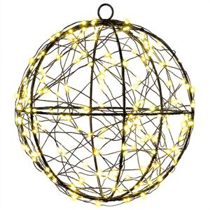 vidaXL Коледен финал светлина 200 LED светодиода Топло бяло