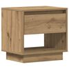 vidaXL Нощна маса Дъб 45 x 34 x 44 см Инженерна дървесина