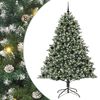 vidaXL С изкуствено коледно дърво Зелен 210 cm