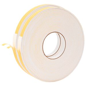 vidaXL Самоотлепваща се пяна лента 2 бр. Бяло 15mm x 10m CR пяна