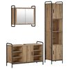 vidaXL Комплект шкафове за баня 3 бр. Дъб артизан 40 x 36 x 181 см