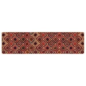 vidaXL Каса за килим MARSA Многоцветен 100 x 300 cm Полиестер и PVC