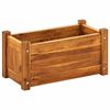 vidaXL Градинска повдигната леха, акациево дърво, 50x25x25 см