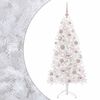 vidaXL Изкуствено коледно дърво с хингед 150 см 150 LED светодиода