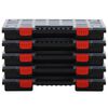 vidaXL Асортиментни кутии, 10 бр, 40x30x5 см, полипропилен