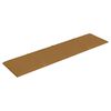 vidaXL Стенно табло за легло 12 pcs Кафяво 60 x 15 cm Кадифе