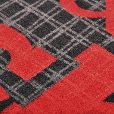 vidaXL Кухненско килимче, перимо, надпис "Hot & Spicy", 60x300 см