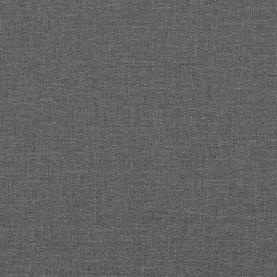 vidaXL Табуретка, тъмносива, 60x50x41 см, плат