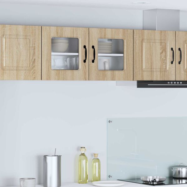 vidaXL Кухненски шкаф със съхранение Kalmar Сонома дъб 80 x 31 x 40 см