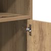 vidaXL Подвижен шкаф, дъб артизан, 60x48x81 см, инженерно дърво