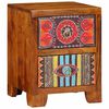 vidaXL Нощно шкафче 35x35x45 cm масивна дървесина акация