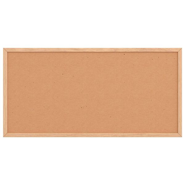 vidaXL Коркова дъска с рамка от масивна борова дървесина 60x30 см