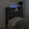 vidaXL Облегалка за глава с рафт Черния дъб 100 x 15 x 103,5 см