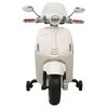 vidaXL Електрически мотоциклет за деца Vespa GTS300 бял