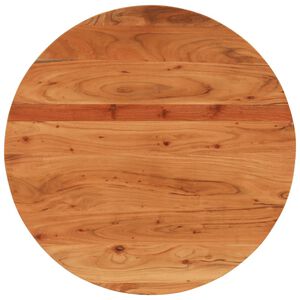 vidaXL Плот за маса, &Oslash;80x3,8 см, кръгъл, акациево дърво масив