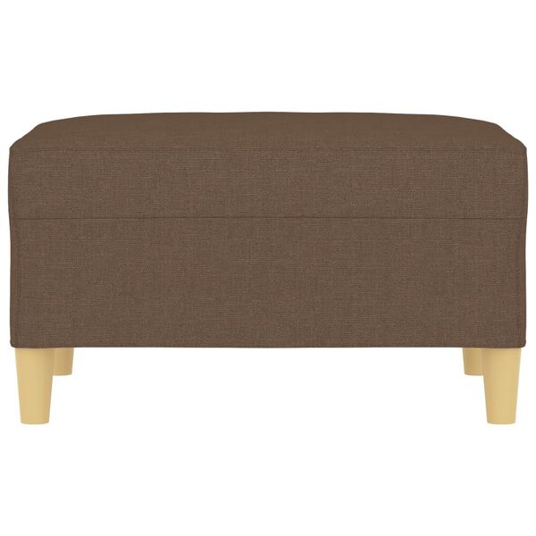 vidaXL Табуретка, кафяв, 70x55x41 см, плат