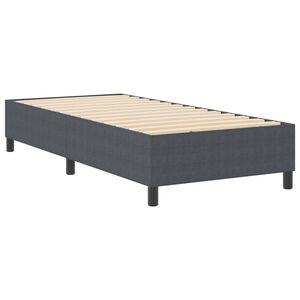 vidaXL Платформено легло Тъмен сив 80 x 200 cm Кордюрова тъкан