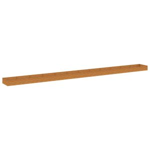 vidaXL Градинска повдигната леха 1150x100x36 см кортенова стомана