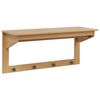 vidaXL Закачалка за палта HILL Меден кафяв 90 x 35 x 41.5 см