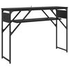 vidaXL Конзолнамаса Черния дъб Инженерна дървесина 105x30x75см