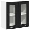 vidaXL Висящ шкаф Черния дъб 60 x 31 x 60 см Инженерна дървесина